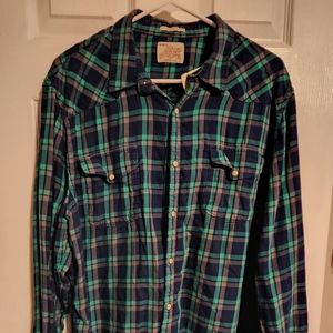 Lucky Brand Flannel Shirt size XL